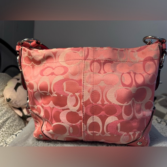 Vintage Coach Carly Shoulder bag D1026-F13980 Blush Pink - MUST SEE! - Picture 1 of 11